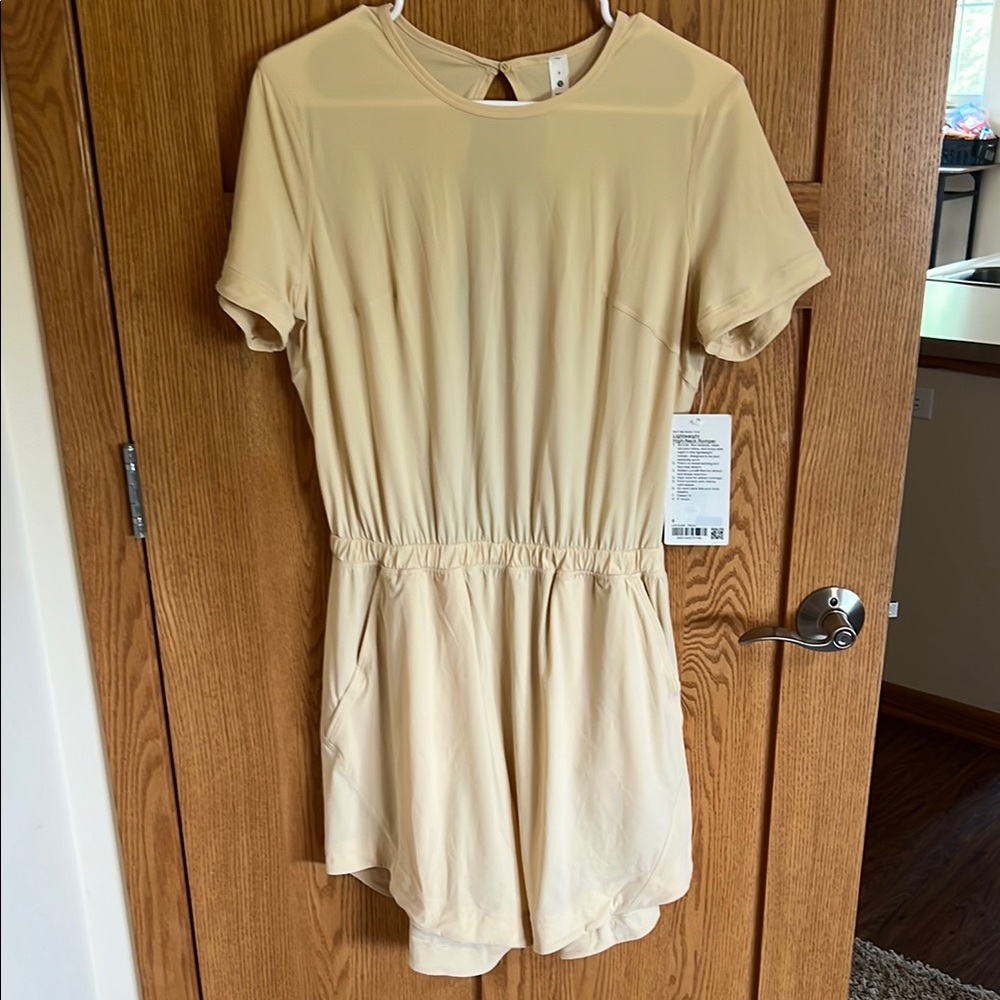 Lululemon Lightweight High-Neck Romper, Prosecco Colorway